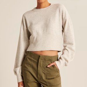 abercrombie corset crew sweatshirt